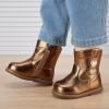 imageBMCiTYBM Baby Cowboy Cowgirl Boots Infant Western Boots Toddler Boys Girls Round Toe Riding Mid Calf Boots All Seasons for 6 9 12 18 24 MonthsBbrown