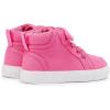 imageToddler Boys Girls Walking Shoes High Top Tennis Canvas SneakersInfantToddlerAhot Pink