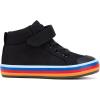 imageToddler Boys Girls Walking Shoes High Top Tennis Canvas SneakersInfantToddlerCblack