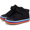 imageToddler Boys Girls Walking Shoes High Top Tennis Canvas SneakersInfantToddlerCblack