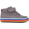 imageToddler Boys Girls Walking Shoes High Top Tennis Canvas SneakersInfantToddlerCgrey