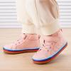 imageToddler Boys Girls Walking Shoes High Top Tennis Canvas SneakersInfantToddlerCpink