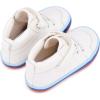 imageToddler Boys Girls Walking Shoes High Top Tennis Canvas SneakersInfantToddlerCwhite
