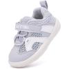 imageBMCiTYBM Baby Boy Girl Shoes Breathable Mesh Walking Shoes Lightweight NonSlip Sneakers Infant First Walkers 6 9 12 18 24 MonthGgrey
