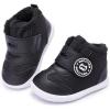 imageBMCiTYBM Baby Boy Girl Snow Boots Waterproof Winter Warm Booties Nonslip Lightweight Outdoor Shoes for First Walkers 6 9 12 18 24 MonthsInfantToddlerCblack