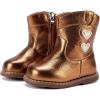 imageBMCiTYBM Baby Cowboy Cowgirl Boots Infant Western Boots Toddler Boys Girls Round Toe Riding Mid Calf Boots All Seasons for 6 9 12 18 24 MonthsBbrown