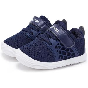 imageBMCiTYBM Baby Boy Girl Shoes Breathable Mesh Walking Shoes Lightweight NonSlip Sneakers Infant First Walkers 6 9 12 18 24 MonthBnavy