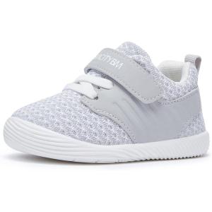 imageBMCiTYBM Baby Boy Girl Shoes Breathable Mesh Walking Shoes Lightweight NonSlip Sneakers Infant First Walkers 6 9 12 18 24 MonthCgrey