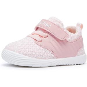 imageBMCiTYBM Baby Boy Girl Shoes Breathable Mesh Walking Shoes Lightweight NonSlip Sneakers Infant First Walkers 6 9 12 18 24 MonthCpink
