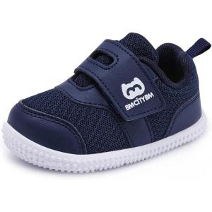 imageBMCiTYBM Baby Boy Girl Shoes Breathable Mesh Walking Shoes Lightweight NonSlip Sneakers Infant First Walkers 6 9 12 18 24 MonthEnavy