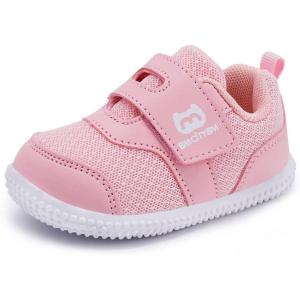 imageBMCiTYBM Baby Boy Girl Shoes Breathable Mesh Walking Shoes Lightweight NonSlip Sneakers Infant First Walkers 6 9 12 18 24 MonthEpink