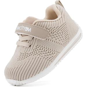imageBMCiTYBM Baby Boy Girl Shoes Breathable Mesh Walking Shoes Lightweight NonSlip Sneakers Infant First Walkers 6 9 12 18 24 MonthFcamel
