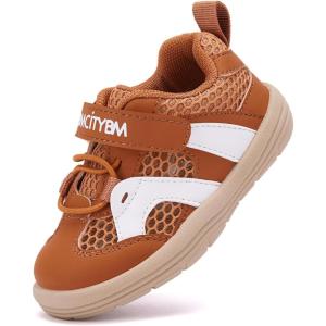 imageBMCiTYBM Baby Boy Girl Shoes Breathable Mesh Walking Shoes Lightweight NonSlip Sneakers Infant First Walkers 6 9 12 18 24 MonthGbrown