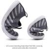 imageBMCiTYBM Baby Shoes Boy Girl Infant Sneakers NonSlip First Walkers 6 9 12 18 24 Months2dark Grey