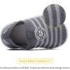 imageBMCiTYBM Baby Shoes Boy Girl Infant Sneakers NonSlip First Walkers 6 9 12 18 24 Months2dark Grey