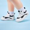 imageBMCiTYBM Baby Shoes Boy Girl Infant Sneakers NonSlip First Walkers 6 9 12 18 24 Months3black