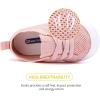 imageBMCiTYBM Baby Shoes Boy Girl Infant Sneakers NonSlip First Walkers 6 9 12 18 24 Months9light Pink