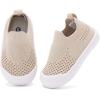 imageBMCiTYBM Baby Sneakers Girls Boys Lightweight Breathable Mesh First Walkers Shoes 624 Months1camel