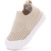 imageBMCiTYBM Baby Sneakers Girls Boys Lightweight Breathable Mesh First Walkers Shoes 624 Months1camel