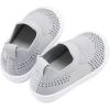 imageBMCiTYBM Baby Sneakers Girls Boys Lightweight Breathable Mesh First Walkers Shoes 624 Months1grey