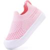 imageBMCiTYBM Baby Sneakers Girls Boys Lightweight Breathable Mesh First Walkers Shoes 624 Months1pink