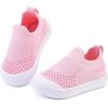 imageBMCiTYBM Baby Sneakers Girls Boys Lightweight Breathable Mesh First Walkers Shoes 624 Months1pink