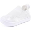 imageBMCiTYBM Baby Sneakers Girls Boys Lightweight Breathable Mesh First Walkers Shoes 624 Months1white