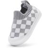 imageBMCiTYBM Baby Sneakers Girls Boys Lightweight Breathable Mesh First Walkers Shoes 624 Months2greyWhite
