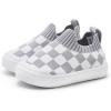 imageBMCiTYBM Baby Sneakers Girls Boys Lightweight Breathable Mesh First Walkers Shoes 624 Months2greyWhite