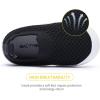 imageBMCiTYBM Baby Sneakers Girls Boys Lightweight Breathable Mesh First Walkers Shoes 624 Months3black