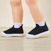 imageBMCiTYBM Baby Sneakers Girls Boys Lightweight Breathable Mesh First Walkers Shoes 624 Months3black