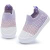 imageBMCiTYBM Baby Sneakers Girls Boys Lightweight Breathable Mesh First Walkers Shoes 624 Months3purple