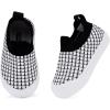 imageBMCiTYBM Baby Sneakers Girls Boys Lightweight Breathable Mesh First Walkers Shoes 624 Months82black
