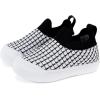 imageBMCiTYBM Baby Sneakers Girls Boys Lightweight Breathable Mesh First Walkers Shoes 624 Months82black