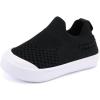 imageBMCiTYBM Baby Sneakers Girls Boys Lightweight Breathable Mesh First Walkers Shoes 624 Months1black