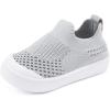 imageBMCiTYBM Baby Sneakers Girls Boys Lightweight Breathable Mesh First Walkers Shoes 624 Months1grey
