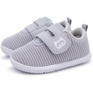 imageBMCiTYBM Baby Shoes Boy Girl Infant Sneakers NonSlip First Walkers 6 9 12 18 24 Months1grey