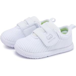 imageBMCiTYBM Baby Shoes Boy Girl Infant Sneakers NonSlip First Walkers 6 9 12 18 24 Months1white