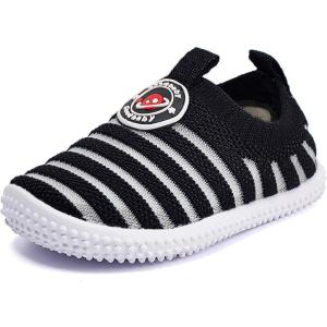 imageBMCiTYBM Baby Shoes Boy Girl Infant Sneakers NonSlip First Walkers 6 9 12 18 24 Months2black