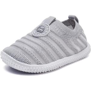 imageBMCiTYBM Baby Shoes Boy Girl Infant Sneakers NonSlip First Walkers 6 9 12 18 24 Months2grey
