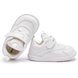 imageBMCiTYBM Baby Shoes Boy Girl Infant Sneakers NonSlip First Walkers 6 9 12 18 24 Months3white