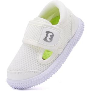 imageBMCiTYBM Baby Shoes Boy Girl Infant Sneakers NonSlip First Walkers 6 9 12 18 24 Months4white