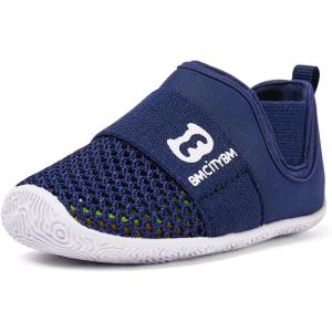 imageBMCiTYBM Baby Shoes Boy Girl Infant Sneakers NonSlip First Walkers 6 9 12 18 24 Months6navy