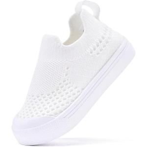 imageBMCiTYBM Baby Sneakers Girls Boys Lightweight Breathable Mesh First Walkers Shoes 624 Months1white