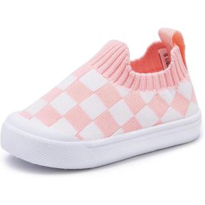 imageBMCiTYBM Baby Sneakers Girls Boys Lightweight Breathable Mesh First Walkers Shoes 624 Months2pink