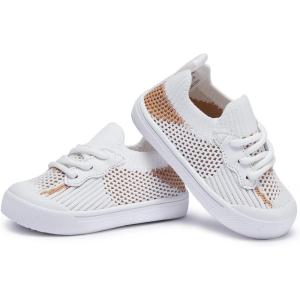 imageBMCiTYBM Baby Sneakers Girls Boys Lightweight Breathable Mesh First Walkers Shoes 624 Months7khaki
