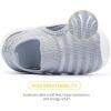 imageBMCiTYBM Baby Girls Boys Sandals Infant Toddler Summer Shoes NonSlip 624 Months5grey