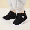 imageBMCiTYBM Baby Shoes Boy Girl Sneakers Winter Warm Non Slip First Walking Infant Shoes 624 Months1blackwinter