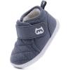 imageBMCiTYBM Baby Shoes Boy Girl Sneakers Winter Warm Non Slip First Walking Infant Shoes 624 Months1greywinter