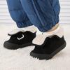 imageBMCiTYBM Baby Shoes Boy Girl Sneakers Winter Warm Non Slip First Walking Infant Shoes 624 MonthsHigh Black